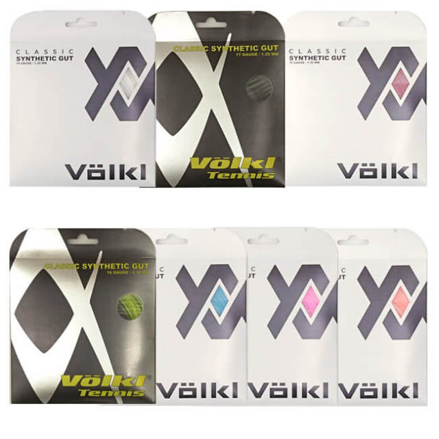 [単張パッケージ品]フォルクル(Volkl) クラシック シンセティックガット 17(1.25mm)／16(1.30mm) 硬式テニス モノフィラメントガット (19y4m)