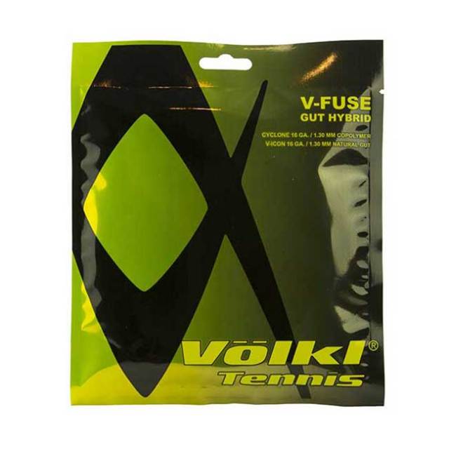 [単張パッケージ品]フォルクル(Volkl) Vヒューズ V-Fuse 17(1.25mm)／16(1.30mm) 硬式テニス ハイブリッドガット V21003／V21004(19y4m)