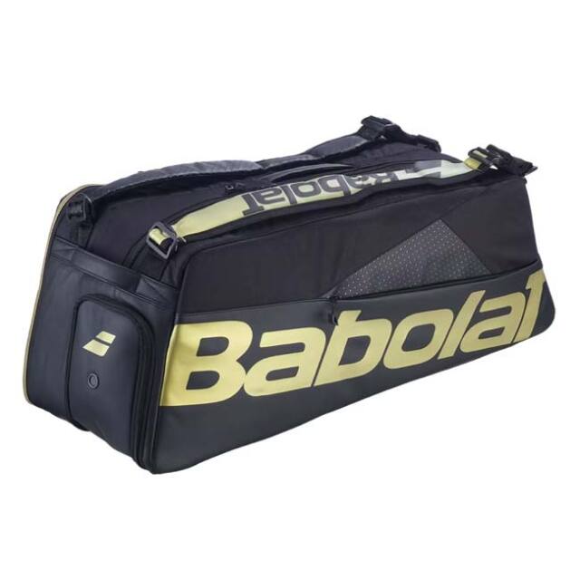 【バドミントン・硬式テニスジュニアラケット収納可能】バボラ(Babolat) 2026 Cross Pro Bad クロスプロ バド ラケットバッグ 757023-2031 BK×ゴールド(26y3m)
