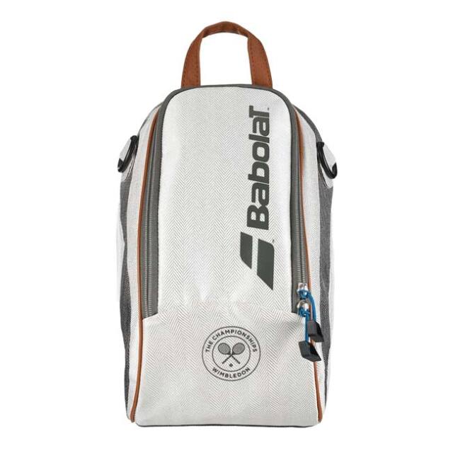 バボラ(Babolat) Cooler Bag Wimbledon クーラーバッグ ウインブルドン 保冷バッグ 742036-100 ホワイト×グレー(25y6m)