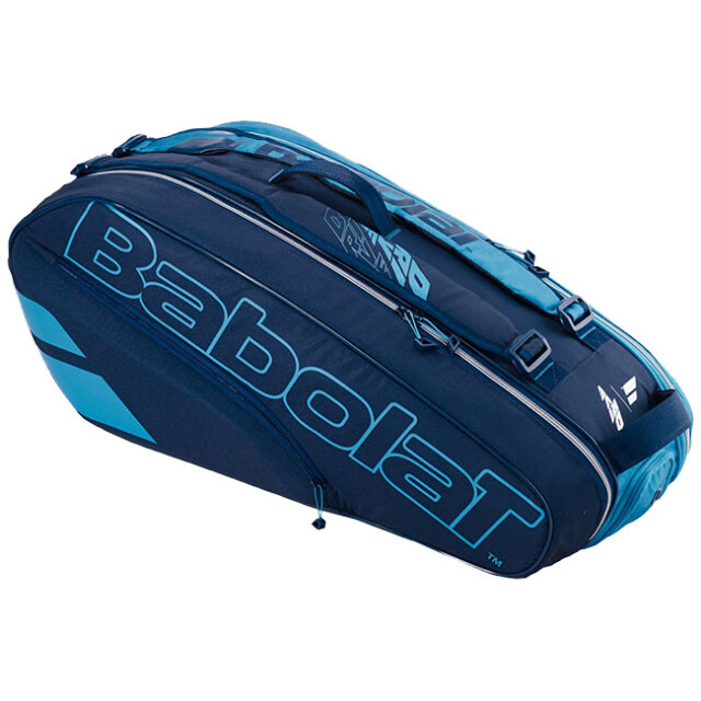 [６本収納]バボラ(Babolat) ピュアドライブ RH×6 ラケットバッグ テニスバッグ 751208-136 ブルー(20y10m)