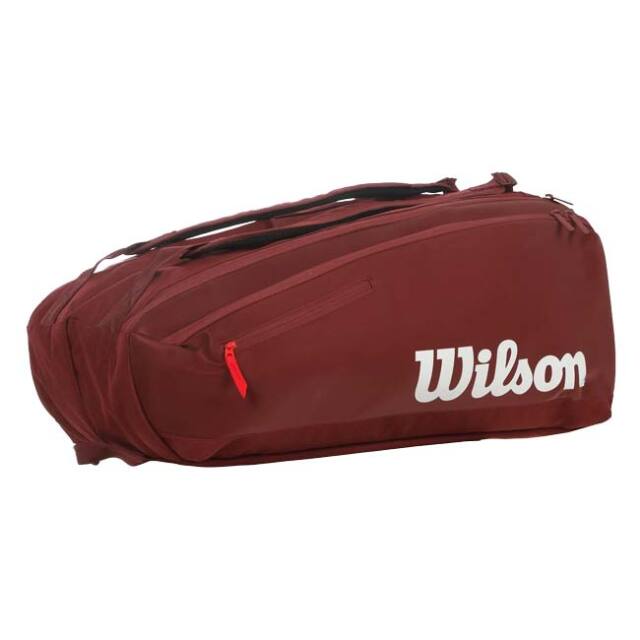 【９本収納】ウィルソン(Wilson) 2026 DEFYER ディファイア V1 ラケットバッグ 9PK テニスバッグ WR8058101001 バーガンディ(26y7m)