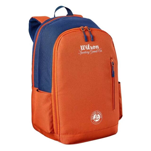 【ラケット収納可】ウィルソン(Wilson) 2026 TEAM チーム ROLAND GARROS ローランギャロス バックパック リュックサック WR8053501001 クレー×ネイビー(26y7m)