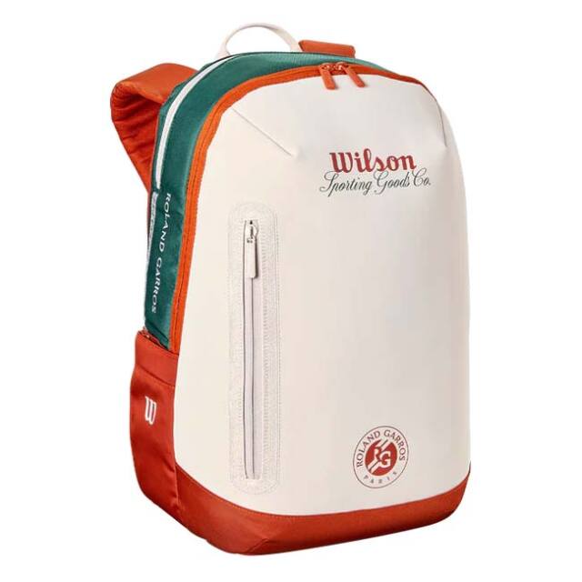 【ラケット収納可】ウィルソン(Wilson) 2026 ROLAND GARROS ローランギャロス 2026 テニスバッグパック リュックサック WR8052601001 クリーム(26y2m)