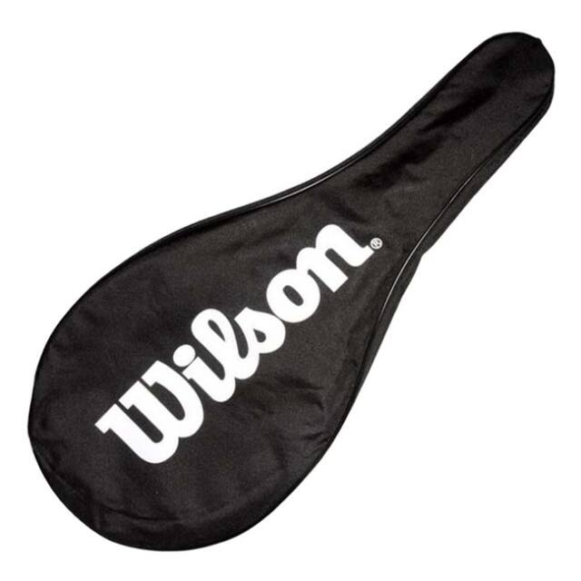 【ラケット収納可】ウィルソン(Wilson) FULL GENERIC TENNIS RACKET COVER 汎用テニスラケットカバー フルカバー WRC600200 ブラック×ホワイト(25y12m)
