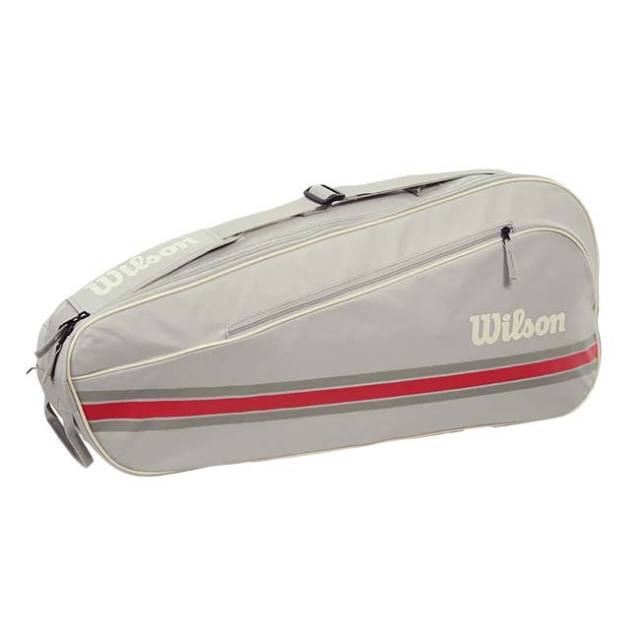 国内未発売モデル】【３本収納】ウィルソン(Wilson) 2025 TEAM チーム 3PK ラケットバッグ ワンショルダー テニスバッグ WR8039803001 オーツ(25y5m)