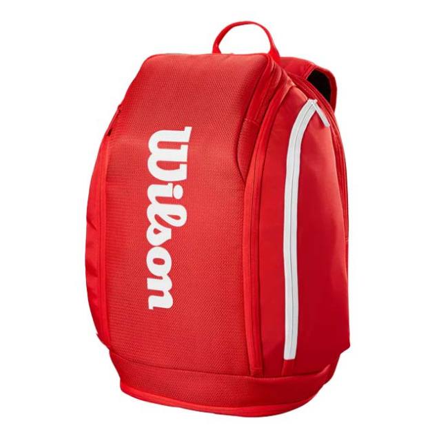 【ラケット収納可】ウィルソン(Wilson) 2025 SUPER TOUR スーパーツアー バックパック リュックサック WR8036901001 レッド(25y4m)