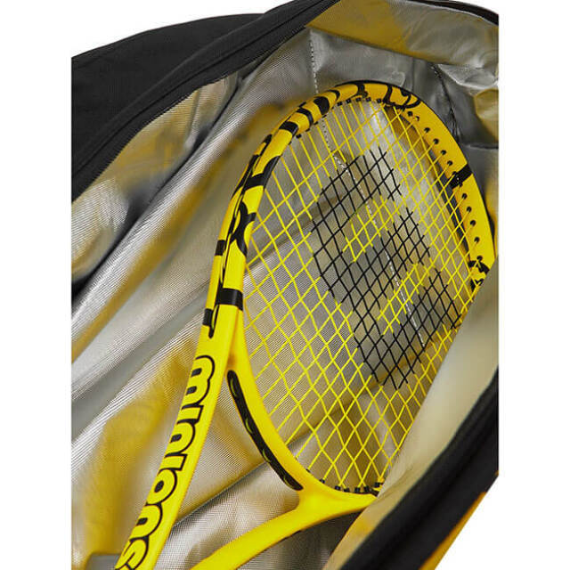 １２本収納 ウィルソン Wilson 21 Wilson Minions Tour ツアー 12 ミニオンズ ラケットバッグ テニスバッグ Wr ブラック イエロー 21y4m