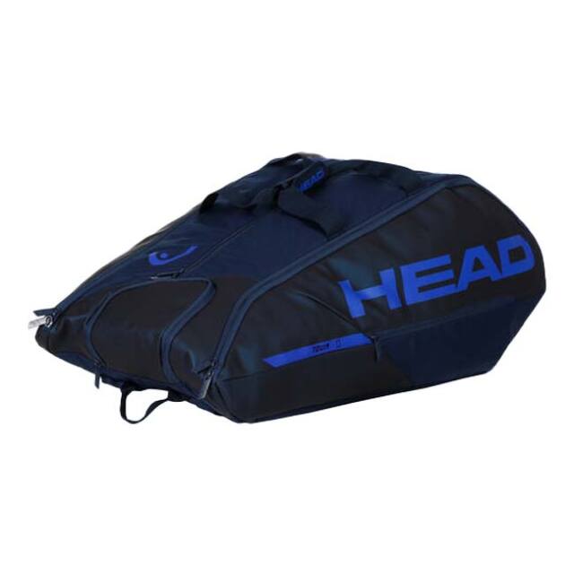 【海外限定モデル】【１２本収納】ヘッド(HEAD) TOUR TEAM ツアーチーム ラケットバッグ XL テニスバッグ 263114-DBBL ダークブルー×ブルー(26y1m)