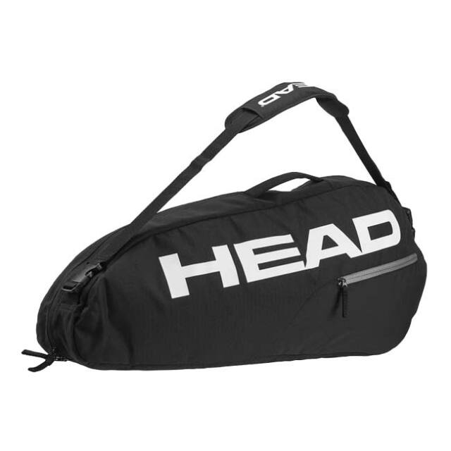 【３本収納】ヘッド(HEAD) 2025 ラケットベース S ワンショルダータイプ ラケットバッグ テニスバッグ 261225-BK ブラック(25y9m)