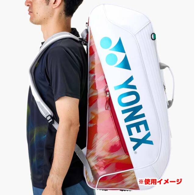6本収納】ヨネックス(YONEX) 2026 ラケットバッグ6 スカッシュ
