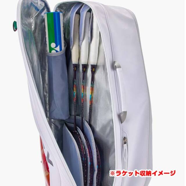 6本収納】ヨネックス(YONEX) 2026 ラケットバッグ6 スカッシュ