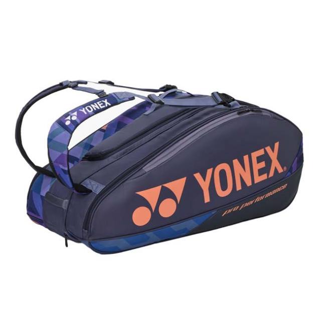 【９本収納】ヨネックス(YONEX) 2025 PROシリーズ ラケットバッグ9 スカッシュ・バドミントン・テニスバッグ BAG2402N-472 ミッドナイトネイビー(25y9m)