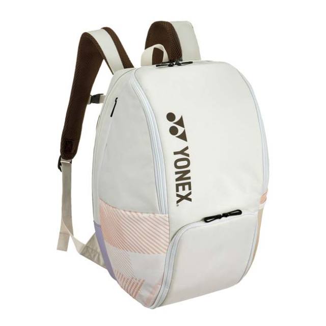 「ラケット収納可」ヨネックス(YONEX) 2024 PROシリーズ バックパックB 30L テニスバッグ BAG2408B-194サンドベージュ(24y8m)