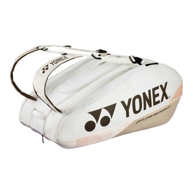 「９本収納」ヨネックス(YONEX) 2024 PROシリーズ ラケットバッグ9 テニスバッグ BAG2402N-194サンドベージュ(24y8m)