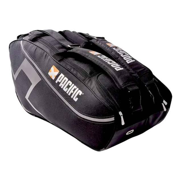 【６本収納】パシフィック(Pacific) X TOUR LINE Xツアーライン ラケットバッグ XL 国内正規販売店商品 PC-7147.00.12ブラック×クローム(25y4m)
