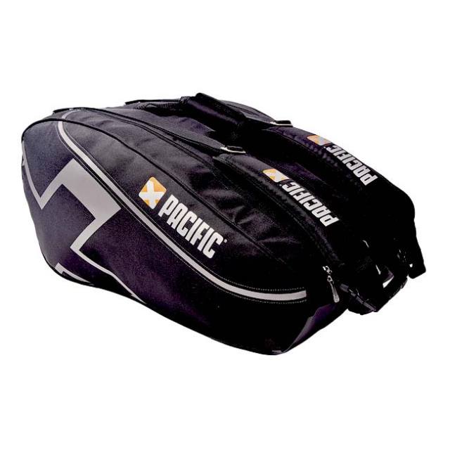 【１２本収納】パシフィック(Pacific) 2025 X TOUR LINE Xツアーライン ラケットバッグ 2XL 国内正規代理店商品 PC-7146.00.12ブラック×クローム(25y4m)
