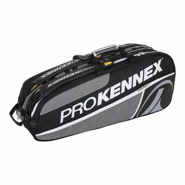 [6本収納]プロケネックス(ProKennex) Qギア ラケットバッグ グレ―xブラック AYBG1802(19y3m)