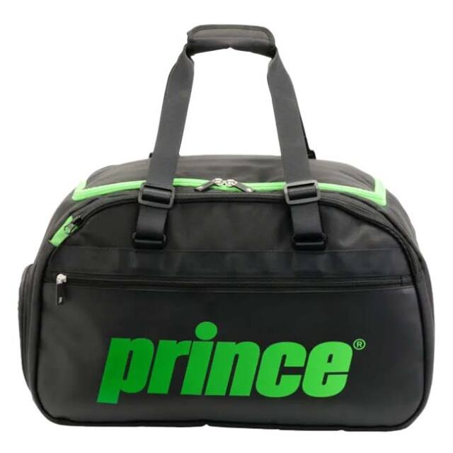 【ラケット収納可】プリンス(Prince) 2026 TOUR TEAM ツアーチーム ダッフルバッグ テニスバッグ TT604-240 ブラック×グリーン(26y5m)