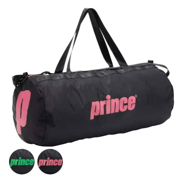【ラケット収納可】プリンス(Prince) 2026 ドラムバッグ L 折りたたみ可能 パッカブルタイプ ショルダーベルト付き PR786(26y3m)