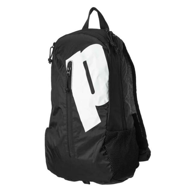 【ラケット収納可】プリンス(Prince) Court コート パッカブル バックパック コンパクト収納 折りたたみバッグ 6B009101ST ブラック(26y1m)