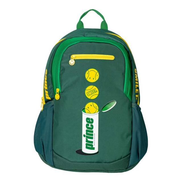 【9,000円以上で8％OFFクーポン】【ラケット収納可】プリンス(Prince) 2025 PRINCE×SMILEY COM バックパック リュックサック 6B033654-GR グリーン(25y9m)
