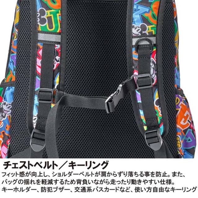 【US Disney】カチューシャ収納付き バックパック 黒 緑 カチューシャやカメラを専用スペースに収納！ベルメゾン