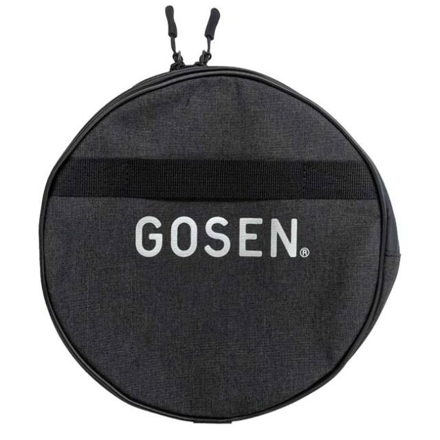 ゴーセン(Gosen) ユニセックス ストリングバッグ ラウンドポーチ サーモ機能付き ZBASB ブラック(26y10m)