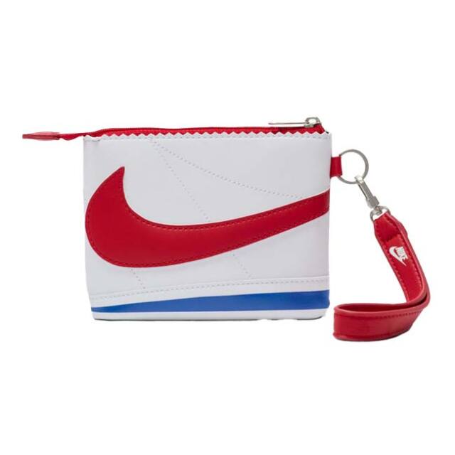 ナイキ(NIKE) 2025 SP ユニセックス アイコン コルテッツ リストレット ポーチ 小物入れ N1009739-175 ホワイト×ロイヤル×レッド(25y5m)