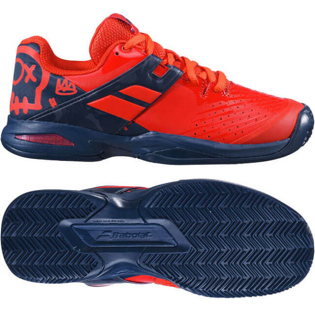 バボラ Babolat ジュニア プロパルス クレーコート用 ジュニアテニスシューズ 33s750 5037 ジェラルディン ブルー y7m