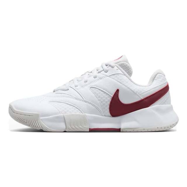 ナイキ(NIKE) 2026 FA レディース Court Lite 4 コート ライト 4 HC ハードコート用テニスシューズ FD6575-114 ホワイト×ピンクS×Vグレー(26y7m)