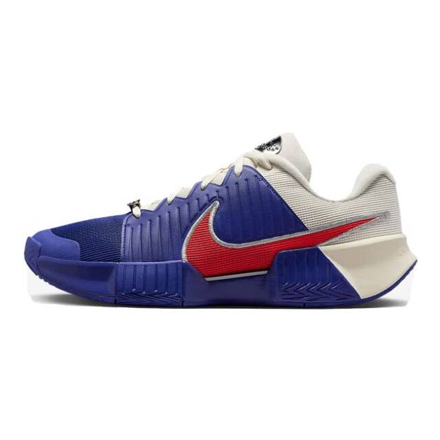 ナイキ(NIKE) 2025 SU メンズ ズーム GP チャレンジ プロ プレミアム HC ハードコート用テニスシューズ HJ6767-500 Dナイト×Lクリムゾン(25y5m)