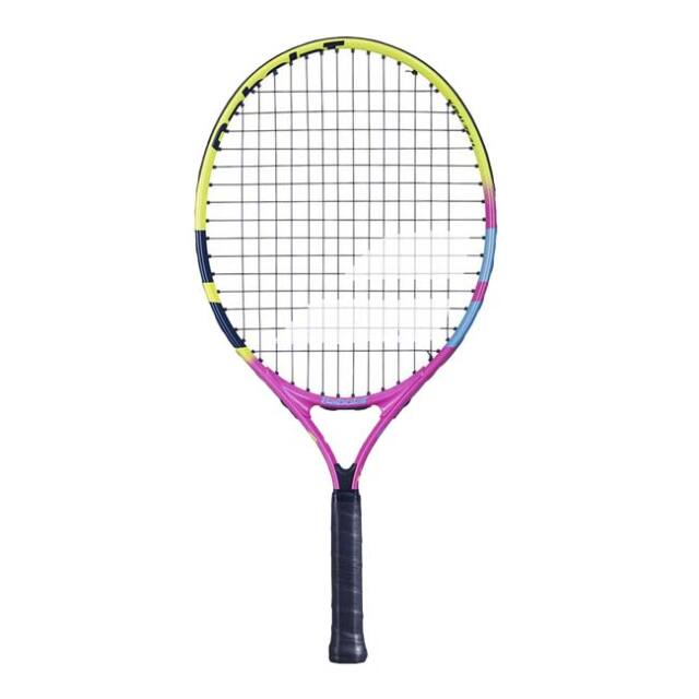 バボラ(Babolat) 2024 NADAL JR 21 ナダル ジュニア 21 (180g) 海外正規品 硬式ジュニアラケット 140502-100 ピンク×イエロー(24y1m)[NC]