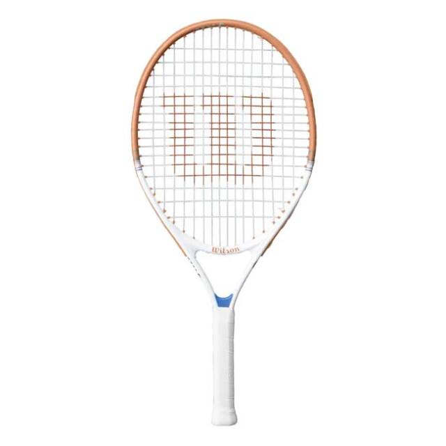 ウィルソン(Wilson) 2026 ローランギャロス エリート JR 23 (190g) 海外正規品 硬式テニスジュニアラケット WR193510H ホワイト×オレンジ(26y6m)[AC]
