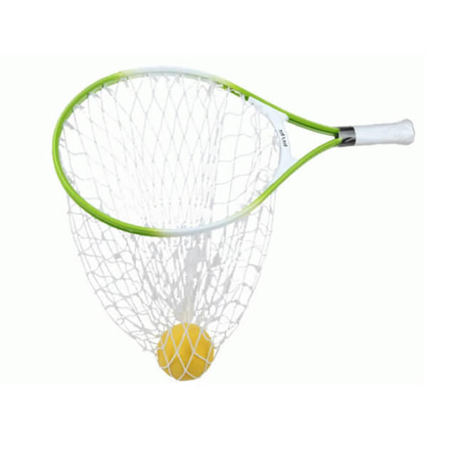 Pro's Pro(プロズプロ) 23インチ ボール キャッチャー ネット ジュニア 練習用ラケット　(ボール別売り) (21y2m)