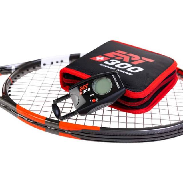 ERT テニスストリングテスター パーフェクト ストリング パフォーマンス テニスガットテンション測定器 ERT300 ブラック×レッド 正規代理店品(23y6m)