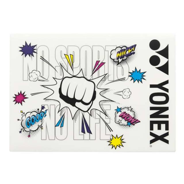 ヨネックス(YONEX) 2024 NO SPORTS NO LIFE ゼッケンケース A4サイズ収納可能 AC462-011 ホワイト(24y2m)