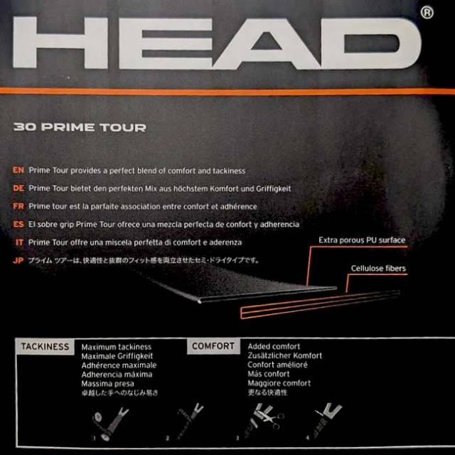 30本入り」「セミドライタイプ」ヘッド(HEAD) Prime Tour 30