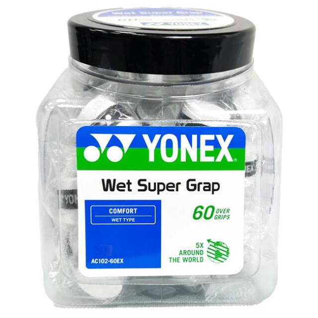 YONEX Wet Super Grip 10個入り 60本入り】ヨネックス(YONEX) WET SUPER GRIP ウェット スーパー