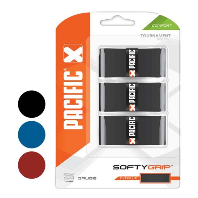 【3本入り】パシフィック(Pacific) SOFTY Grip ソフティグリップ オーバーグリップ 0.80ｍｍ オーバーグリップテープ 国内正規代理店商品 PC-3780.00(25y4m)