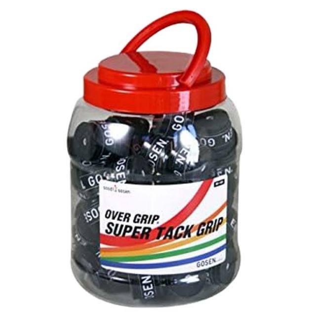 GOSEN （ゴーセン） テニス グッズその他 スーパータックグリップ 60個入りボックス ブラック 【ブラック】 OG106BXBK グッズ その他 クロ 黒 20 {NP} 60個入り」ゴーセン(Gosen) スーパータックグリップアソート 60P