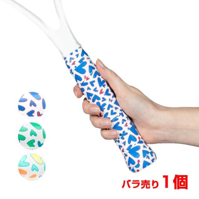 【バラ1個】【ノンパッケージ品】Strawberries and Cream テニス用オーバーグリップテープ タッキー 1本 ハートビートコレクション(26y8m)