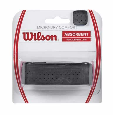 ウィルソン(Wilson) マイクロドライ＋コンフォート リプレイスメント グリップ ブラック WRZ4211BK