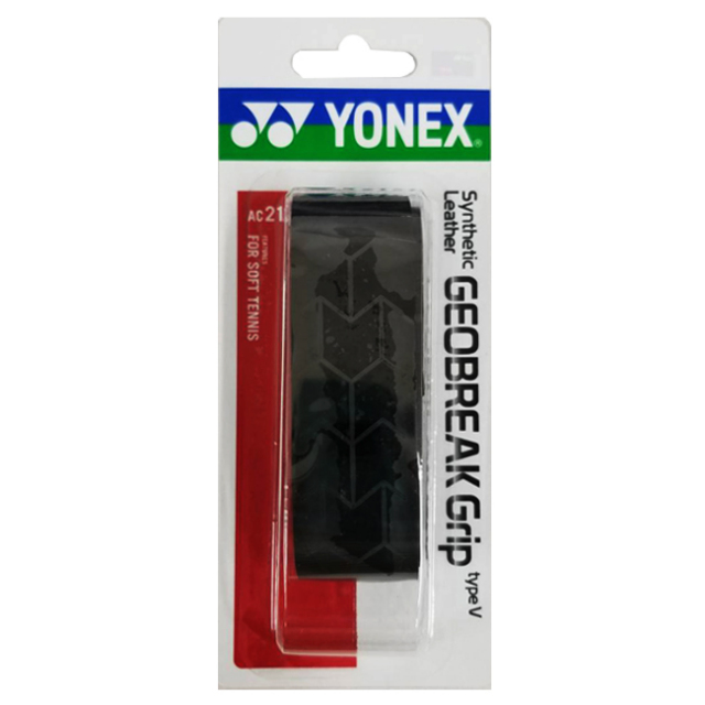 [ロング対応][ソフトテニス用]ヨネックス(YONEX) 2020 シンセティックレザー GEOBREAK グリップV AC212V-007 ブラック(20y9m)