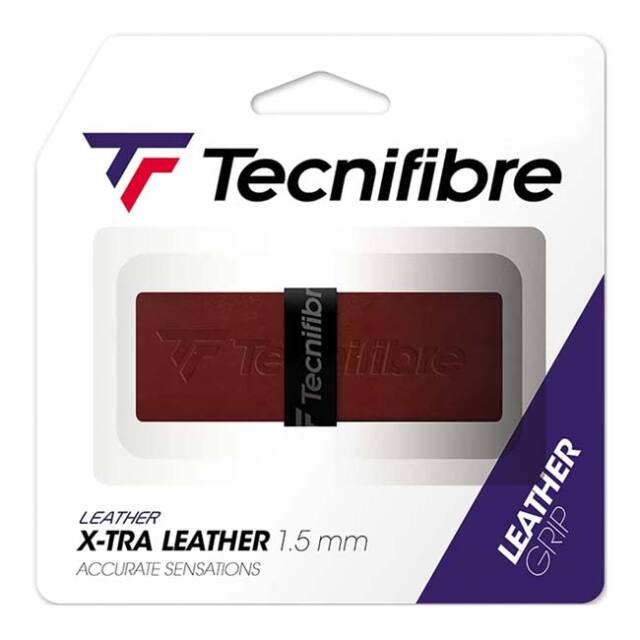 テクニファイバー(Tecnifibre) X-TRA LEATHER 1.5mm リプレイスメントグリップテープ 51ATPLEATH-レザーブラウン(23y5m)