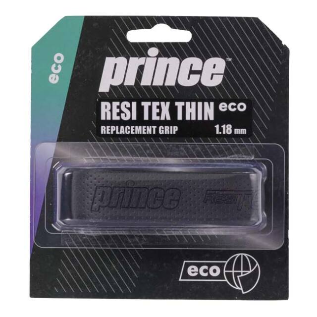 「SEMI WET」「細めを好むプレーヤー向け」プリンス(Prince) RESI TEX THIN eco レジ テックス シン エコ リプレイスメントグリップテープ 7H306-165BK(24y7m)