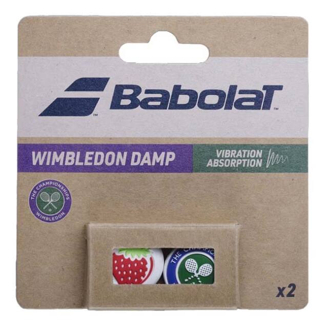 バボラ(Babolat) Wimbledon Damp x2 ウインブルドン ダンプ 2個組 振動止め 700129-100 アソート(25y6m)