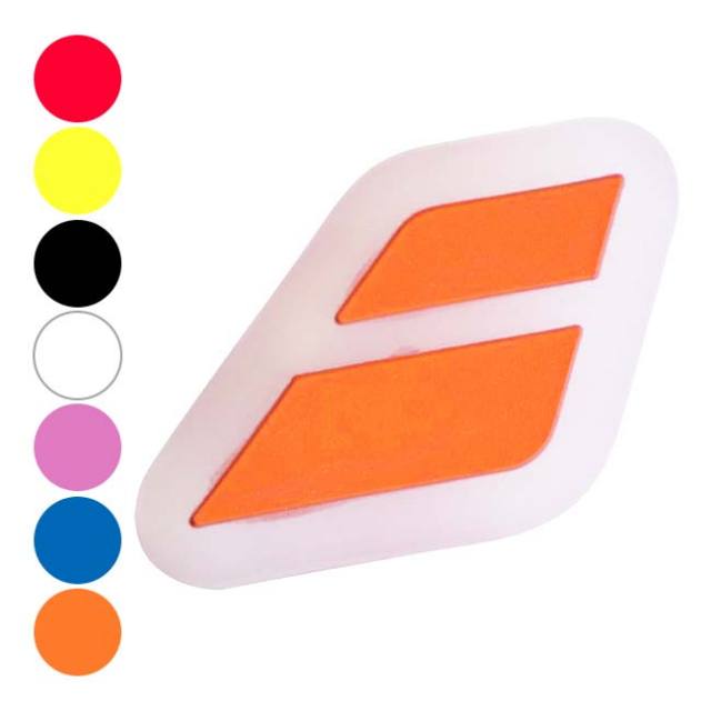 【1個入り】バボラ(Babolat) フラッグダンプ 振動止め ロゴ アソート テニス用 単品 バラ(25y4m)