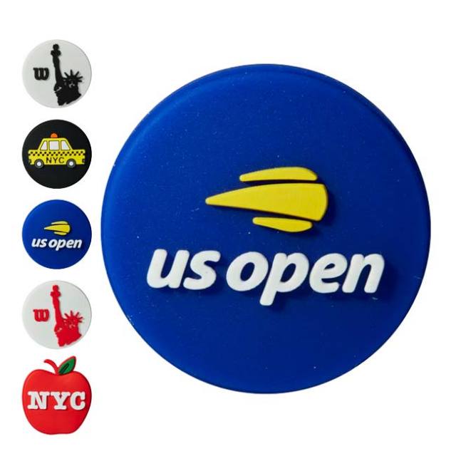 在庫処分特価】ウィルソン(Wilson) US OPEN 全米オープン ダンプナー 振動止め バラ1個(24y10m)
