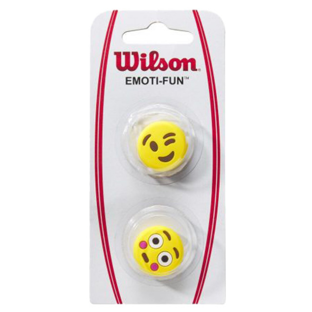 在庫処分特価】ウィルソン(Wilson) EMOJI DAMPENER 絵文字 振動止め 2種1組 WR8405401001-WINKING×EYES WIDE OPEN(21y10m)